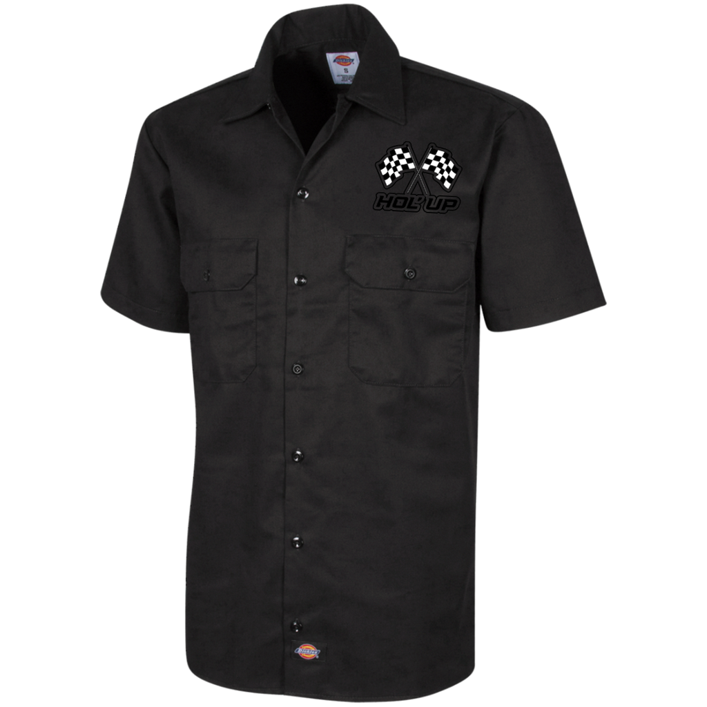 Hol' Up Checkered Flag Work Shirt