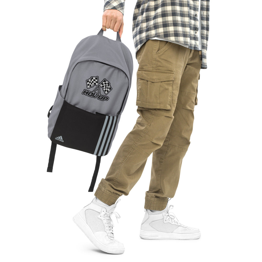 Grey Adidas backpack