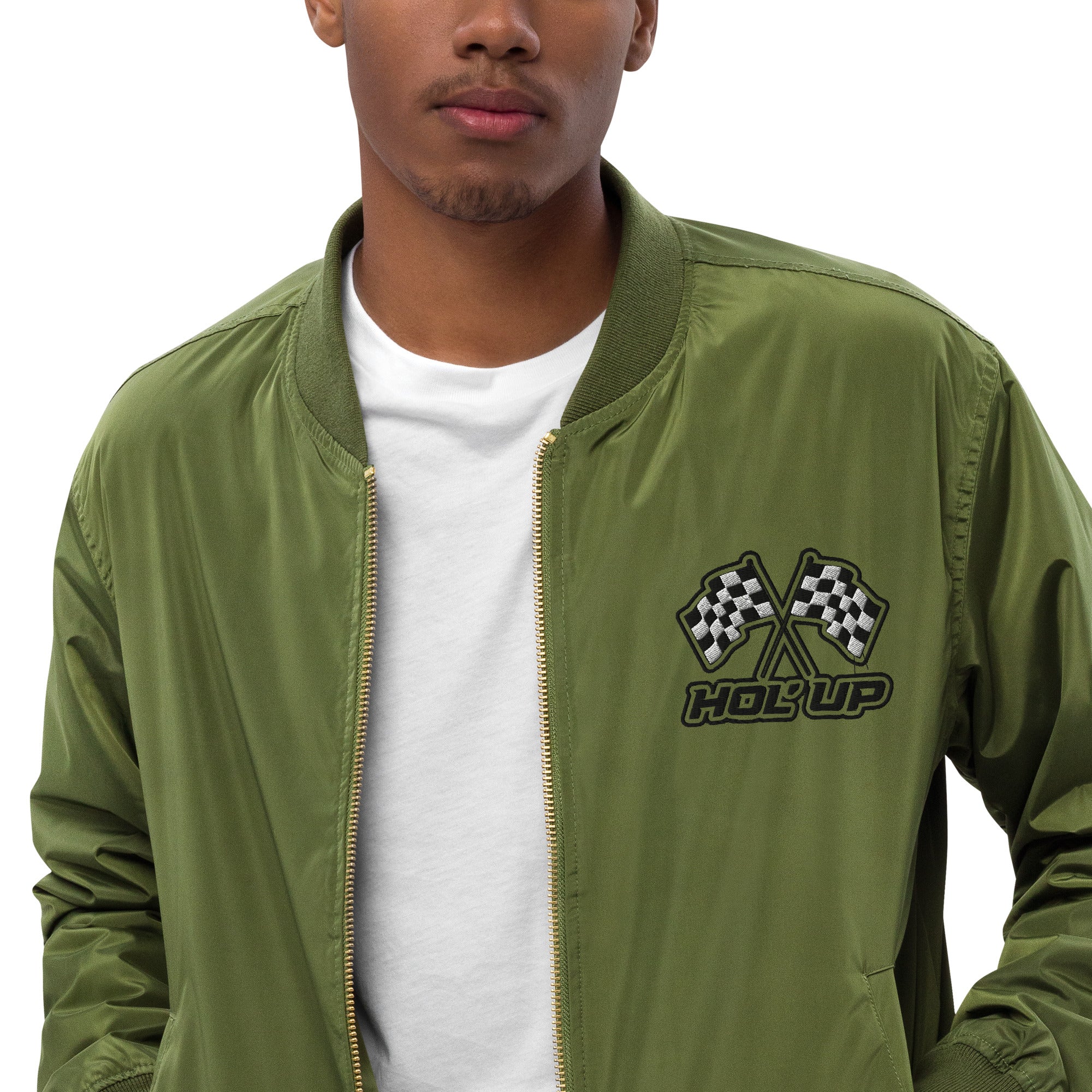 Checkered Flag Bomber Jacket